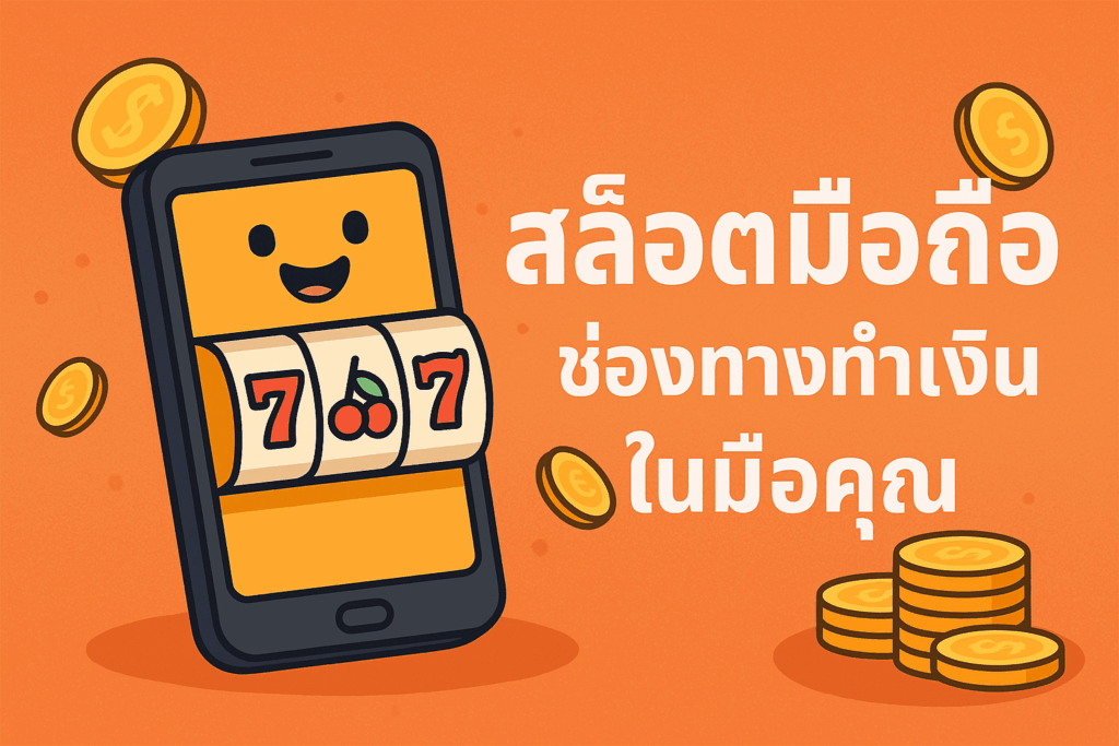 สล็อตมือถือช่องทางการทำงานในมือคุณ