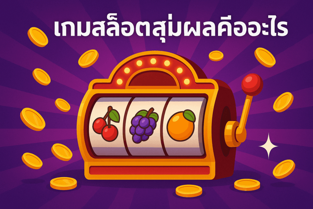 เกมสล็อตสุ่มผลคืออะไร