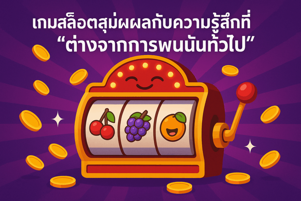 เกมสล็อตสุ่มผล กับความรู้ที่เเตกต่าง