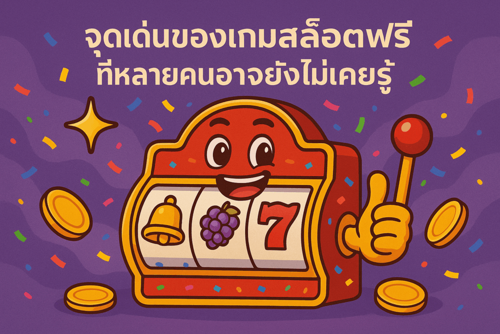 จุดเด่นของเกมสล็อตที่หลายคนยังไม่รู้